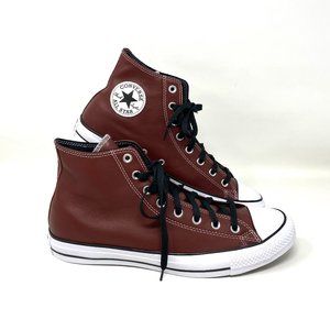 Converse Men's Size Sneakers A02369C CT All Star High Top Pueblo Brown Leather